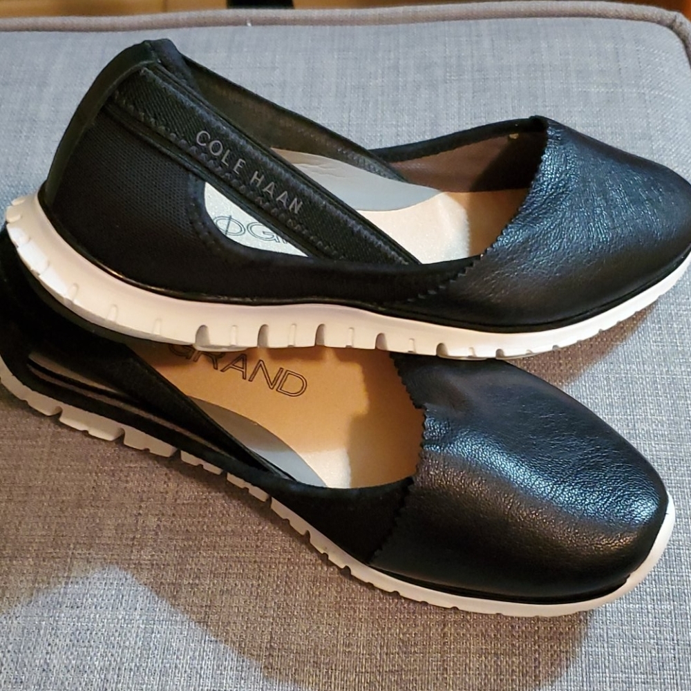 Cole Haan slip-on black shoes, 8B